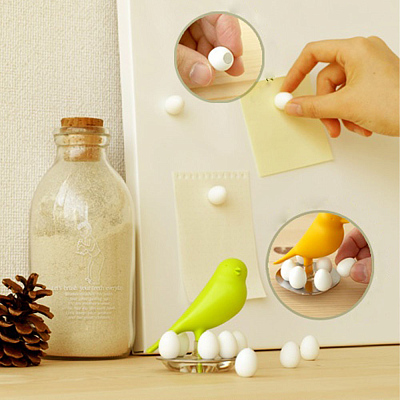 Набор магнитов Egg Sparrow, красный