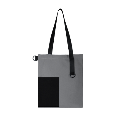Шоппер Superbag Color (серый с чёрным) (Серый с черным)
