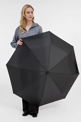 Зонт складной Fiber, темно-синий