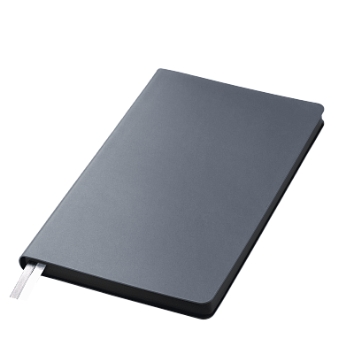 Ежедневник Moon river недатированный, стальной