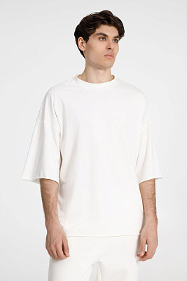 Футболка унисекс оверсайз T1, молочно-белая (Белый)