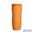 Термостакан "Монтана" 400 мл, покрытие soft touch, оранжевый - Фото 1