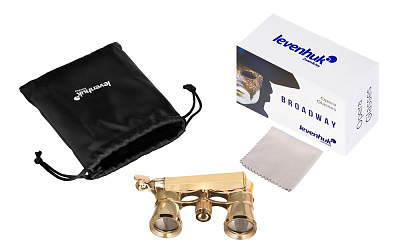 Театральный бинокль-лорнет Broadway 325E, золотистый