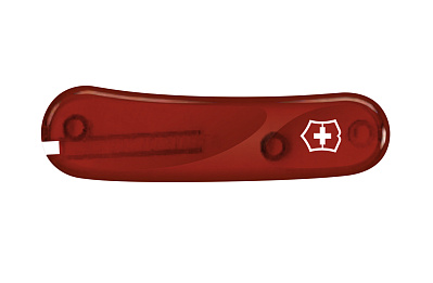 Передняя накладка для ножей VICTORINOX 85 мм пластиковая полупрозрачная красная