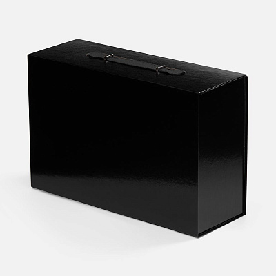 Коробка складная Holdfold, L, черная (Чёрный)