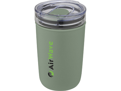 Стеклянная кружка Bello с внешней стенкой из переработанного пластика