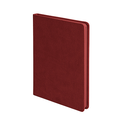 Ежедневник недатированный Softie, формат А5, в клетку (Бордовый)