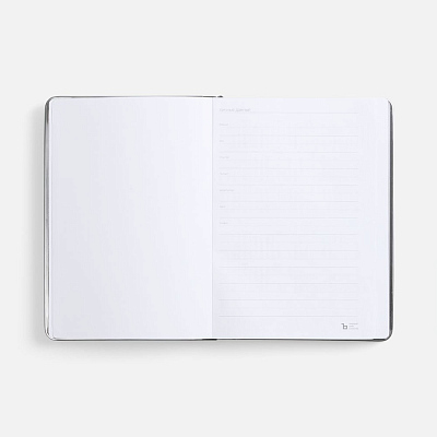 Ежедневник Metal Frame на заказ, датированный, серый