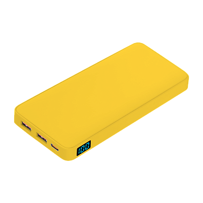 Внешний аккумулятор с подсветкой Анкор Плюс PD (Ancor PD Plus) 10000 mAh  (Желтый)