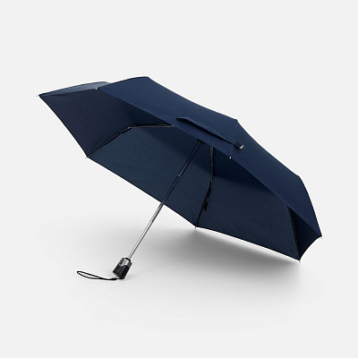 Складной зонт Take It Duo, темно-синий (Тёмно-синий)