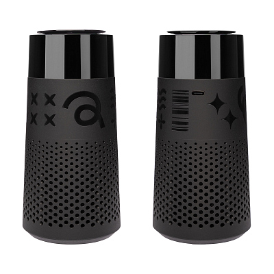 Очиститель воздуха с подсветкой Pure, черный