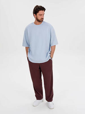 Джемпер с коротким рукавом Siluetti Volumica, светло-голубой