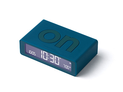 Часы настольные Flip Mini (Темно-бирюзовый)