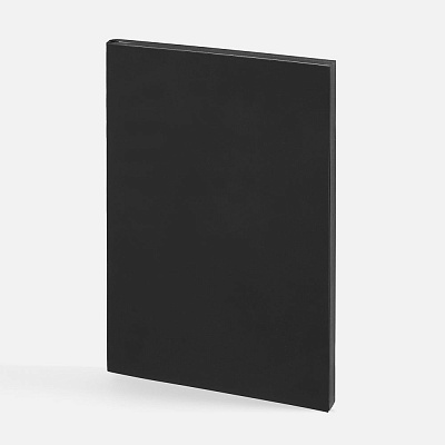 Ежедневник Flat, недатированный, черный (Чёрный)