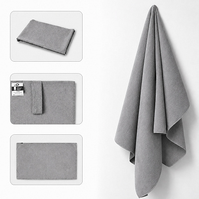 Спортивное полотенце Галпи (Графит)