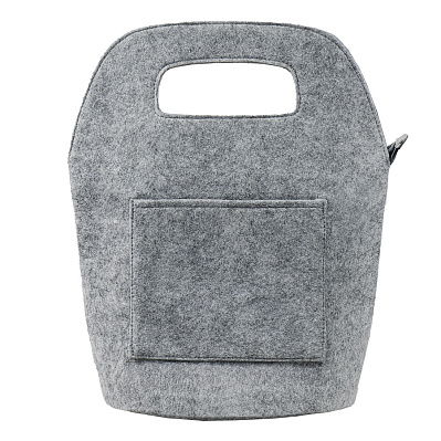 Термосумка "FELT", 34 x 22 x 15 см, 100% полиэстер , полиэтиленвинилацетат (Серый меланж)