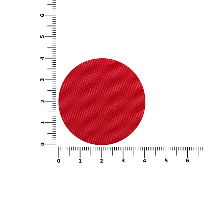 Наклейка тканевая Lunga Round, M, красная