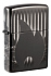 Зажигалка ZIPPO Classic с покрытием High Polish Black, латунь/сталь, черная, глянцевая, 38x13x57 мм - Фото 1