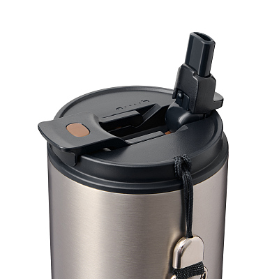 Термокружка вакуумная Авеню (Avenue), черная