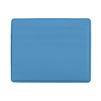 Чехол Simply для 6 карт с отделением для денег , PU  (Голубой)