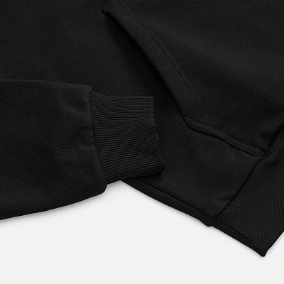 Толстовка унисекс оверсайз Sartoro, черная