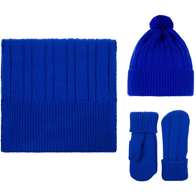 Шапка Knit Beat, синяя