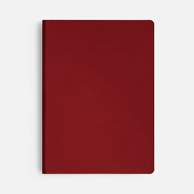 Ежедневник Flex Shall New, недатированный, красный