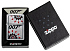 Зажигалка ZIPPO James Bond™ с покрытием Brushed Chrome, латунь/сталь, серебристая, 38x13x57 мм - Фото 6