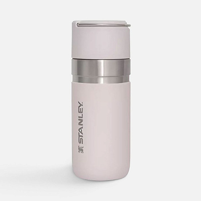 Термобутылка Go Quick Flip 470, светло-фиолетовая (Фиолетовый)