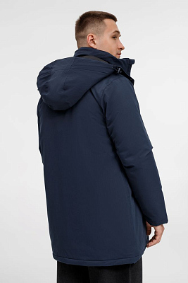 Куртка-парка унисекс Sfera, темно-синяя