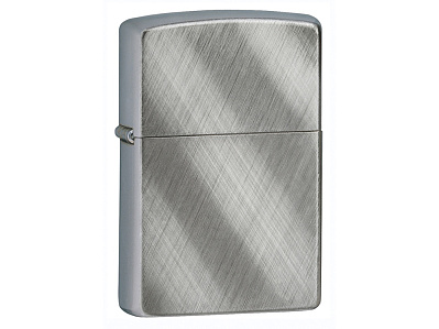 Зажигалка ZIPPO Classic с покрытием Brushed Chrome (Серебристый)