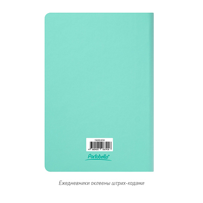 Ежедневник Spark недатированный, мятный (с упаковкой, со стикерами)
