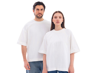 Футболка оверсайз Beta.01 унисекс (Молочный)