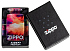 Зажигалка ZIPPO Tie Dye с покрытием 540 Tumbled Chrome, латунь/сталь, разноцветная, 38x13x57 мм - Фото 10