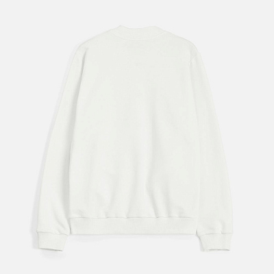 Бомбер унисекс Nuppu, молочно-белый