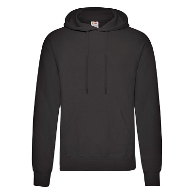 Толстовка CLASSIC HOODED 3XL черный 80% хлопок, 20% полиэстер, плотность 280г/м2 (Черный)
