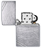 Зажигалка ZIPPO Vintage™ Series 1937, с покрытием Brushed Chrome, серебристая, 38x13x57 мм - Фото 4
