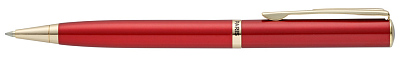 Ручка шариковая Pierre Cardin ECON, цвет  - красный металлик. Упаковка Е.