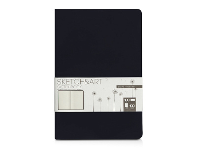 Скетчбук Sketch & Art 100 г/м2, soft-touch (Чёрный)