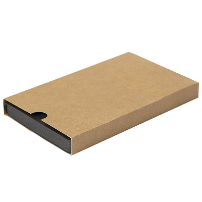 Ежедневник недатированный Fusion, А5, черный, кремовый блок в линейку