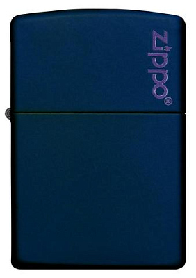 Зажигалка ZIPPO Classic с покрытием Navy Matte, латунь/сталь, синяя, матовая, 38x13x57 мм