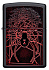 Зажигалка ZIPPO Spider Design с покрытием Black Matte, латунь/сталь, чёрная, матовая, 38x13x57 мм - Фото 2