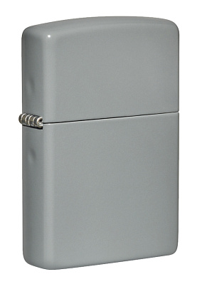 Зажигалка ZIPPO Classic с покрытием Flat Grey, латунь/сталь, серая, глянцевая, 38x13x57 мм (Серый)