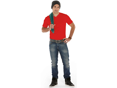 Футболка Heavy Super Club мужская с V-образным вырезом