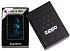 Зажигалка ZIPPO Spiritual Cat с покрытием Black Light, латунь/сталь, черная, матовая 38x13x57 мм - Фото 6