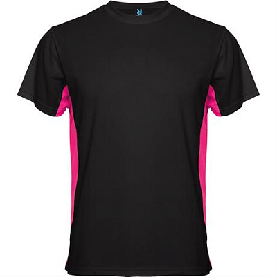 Спортивная футболка TOKYO мужская, ЧЕРНЫЙ/ФУКСИЯ XL (Черный/фуксия)