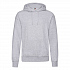 Толстовка "Classic Hooded Sweat", серый меланж_S, 80% х/б, 20% п/э, 280 г/м2 - Фото 1