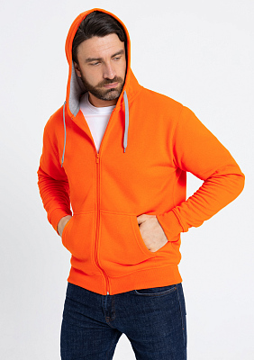 Толстовка мужская STAN с капюшоном на молнии футер с начёсом 280, 17