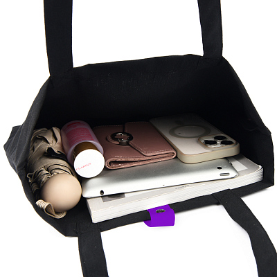 Сумка для покупок Rock’n’ROLL 260 г/м², фиолетовая