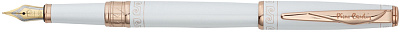 Ручка перьевая Pierre Cardin SECRET Business, цвет - белый с орнаментом. Упаковка B (Белый)